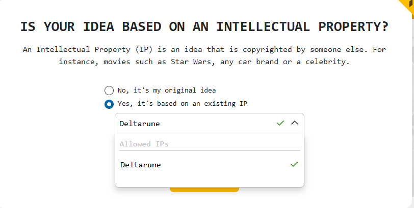 Deltarune is now on the list of allowed IPs to submit on the "LEGO Ideas" website alongside Undertale.