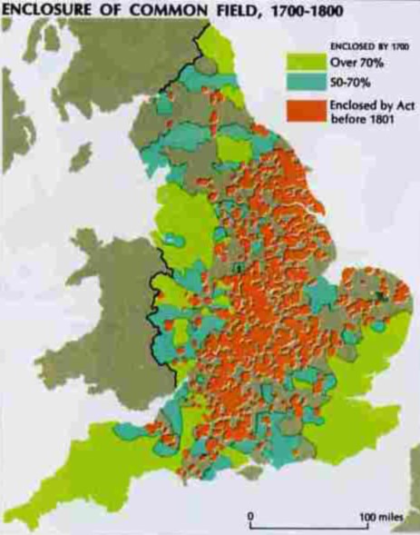 #OtD 8 Aug 1845 UK Parliament passed an enclosure act taking away public land and appointing officials who could enclose more land without approval from MPs – one of 5,000 such acts passed. This dispossession created the working class stories.workingclasshistory.com/article/10768/…
