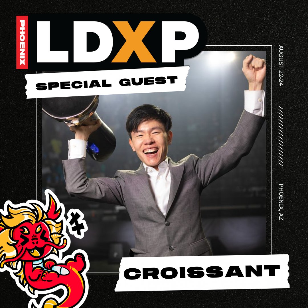 LaughingMtg's tweet photo. We've got more special guests coming to LDXP Phoenix!
Please welcome @CroissantLoL , @Friskkmkay, BetterCallSol, and Calavera Cosplay! Come jam some games with our special guests!
For more info about LDXP Phoenix, visit here: https://t.co/aNJeAw0DCq #LDXPPhoenix https://t.co/WEMrg0IwTq