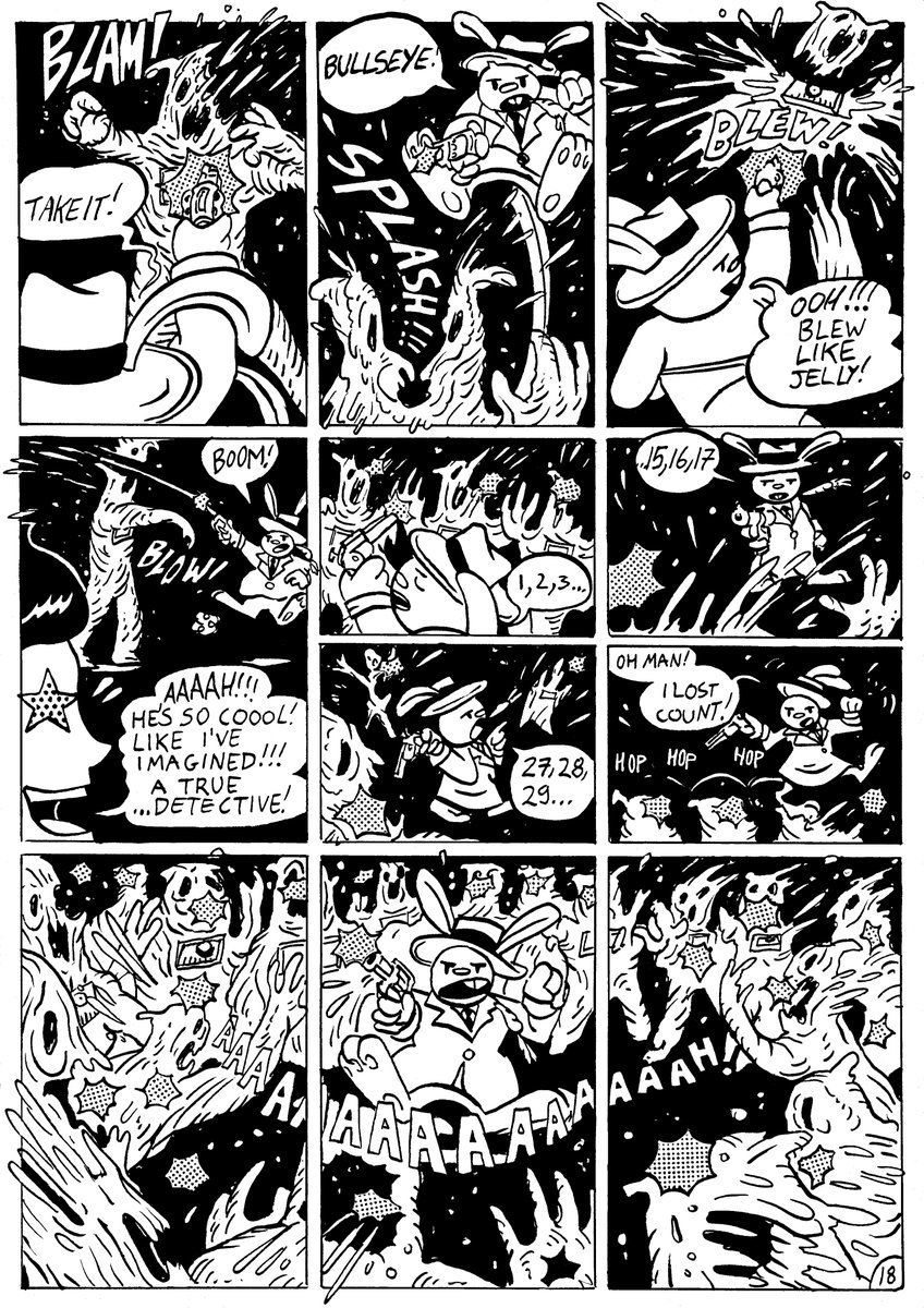okiroweirdvisio's tweet photo. Bizarro Detective Sci-Fiction 2#: Johnny Skizz Against The Homunculus Army! Pg.18

#comics #manga #art #illustration #retro #vintage #drawing #ScienceFiction #Suspense #thriller #Superheroes https://t.co/J8Pj4f13Oh