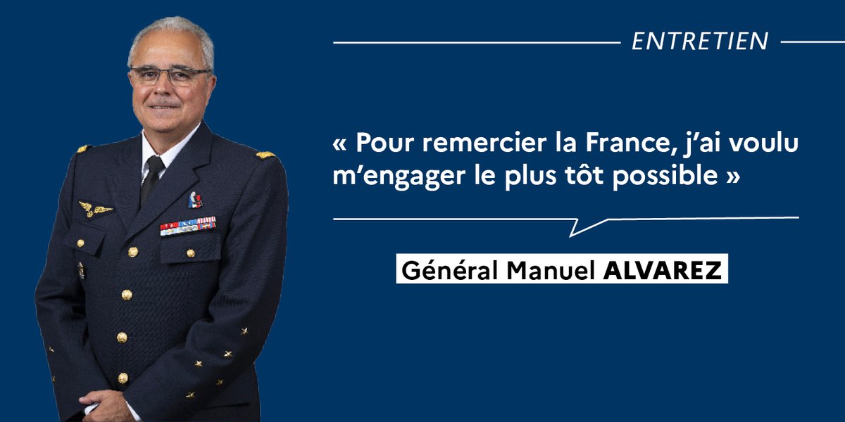 IHEDN (@ihedn) on Twitter photo #LundisIHEDN I Entré à 15 ans dans l’<a href="/Armee_de_lair/">Armée de l'Air et de l'Espace</a> comme soldat de 2e classe, Manuel Alvarez vient de la quitter avec 5 étoiles sur ses épaulettes. Retour sur le parcours inspirant de cet homme né espagnol, arrivé au plus haut niveau grâce à l’école de la République, à la #LundisIHEDN I Entré à 15 ans dans l’<a href="/Armee_de_lair/">Armée de l'Air et de l'Espace</a> comme soldat de 2e classe, Manuel Alvarez vient de la quitter avec 5 étoiles sur ses épaulettes. Retour sur le parcours inspirant de cet homme né espagnol, arrivé au plus haut niveau grâce à l’école de la République, à la