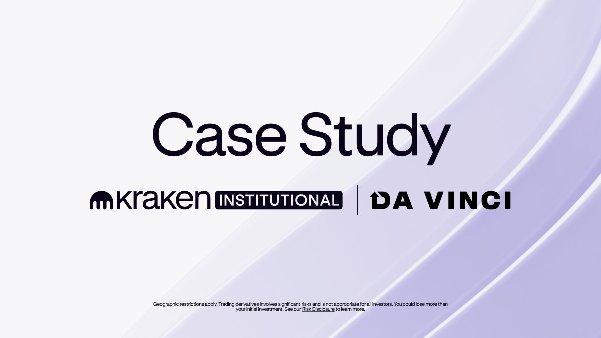krakenpro's tweet photo. Da Vinci scaled its spot and futures trading with Kraken Institutional.

• FIX API 4.4 &amp; AWS colocation
• Streamlined execution and capital deployment
• Exclusive liquidity programs, real-time efficiency

See how top trading firms perform at scale: https://t.co/fi6eM6urDu https://t.co/ftlNdNC4D4