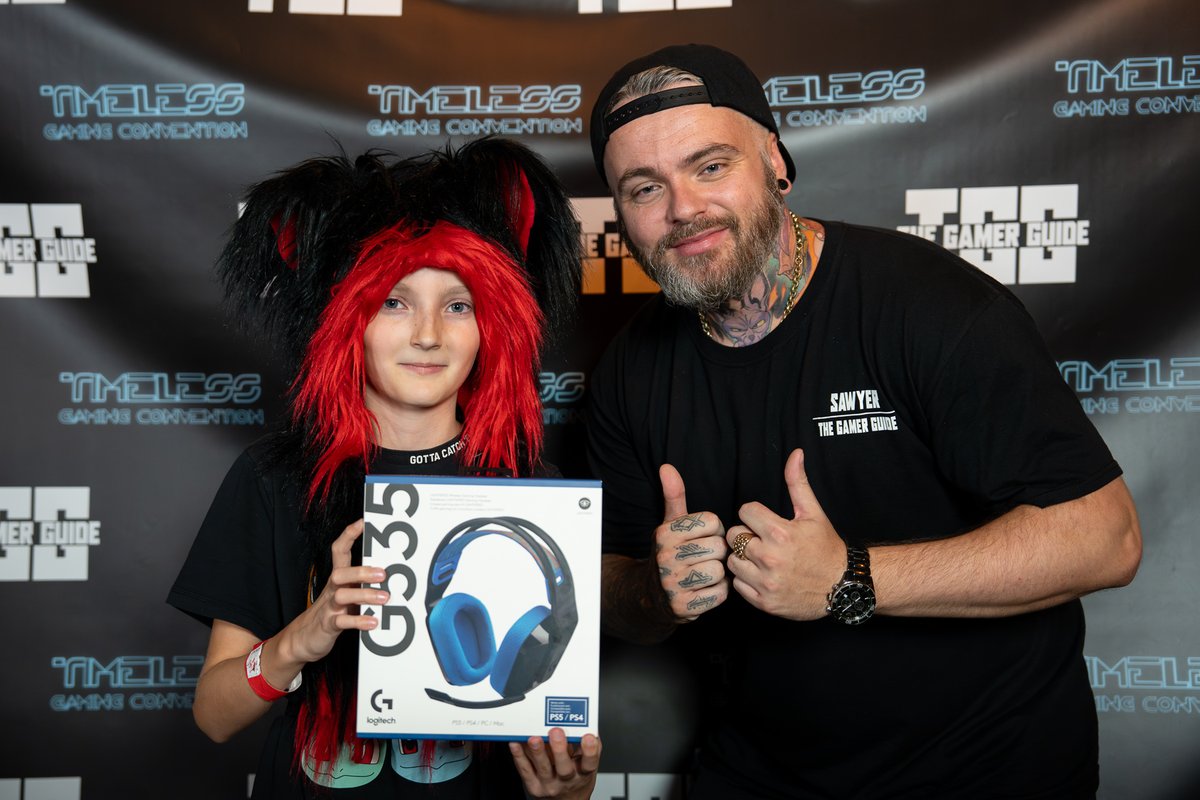 TheGamerGuide_'s tweet image. A massive thank you to @LogitechG for providing us some awesome G535 Headsets to giveaway at this year's @TimelessGC! Here are some of our winners! From destroying everyone on our Aimlabs challenge to catching one in the audience at main stage!!
#TimelessGC25 #LogitechG