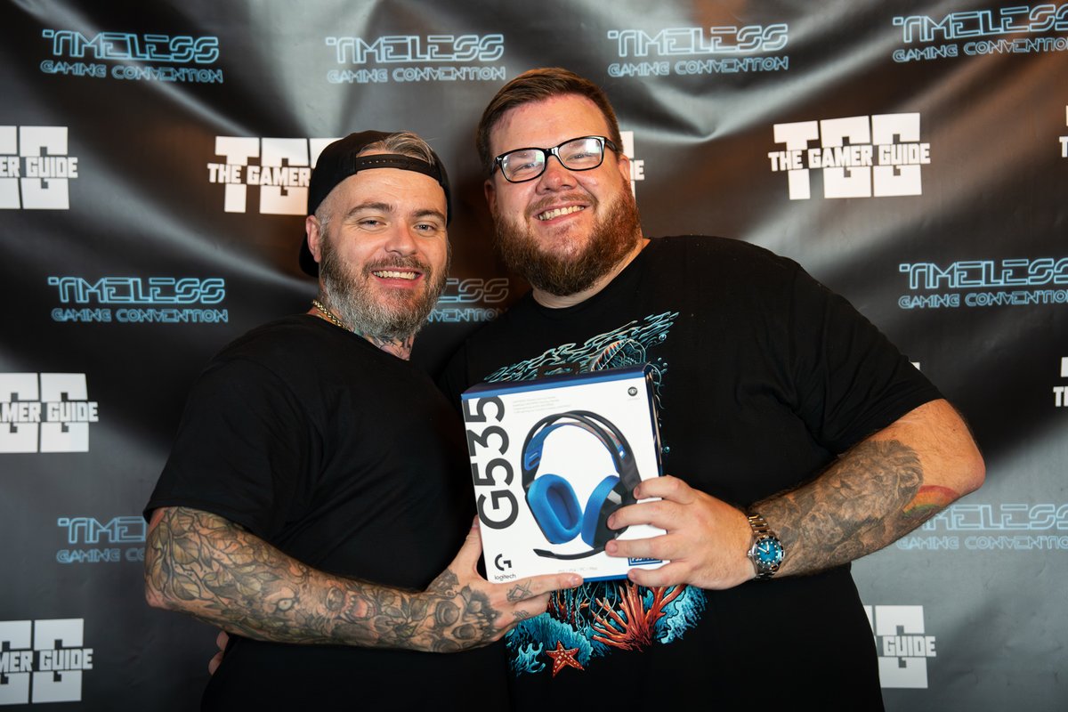 TheGamerGuide_'s tweet image. A massive thank you to @LogitechG for providing us some awesome G535 Headsets to giveaway at this year's @TimelessGC! Here are some of our winners! From destroying everyone on our Aimlabs challenge to catching one in the audience at main stage!!
#TimelessGC25 #LogitechG
