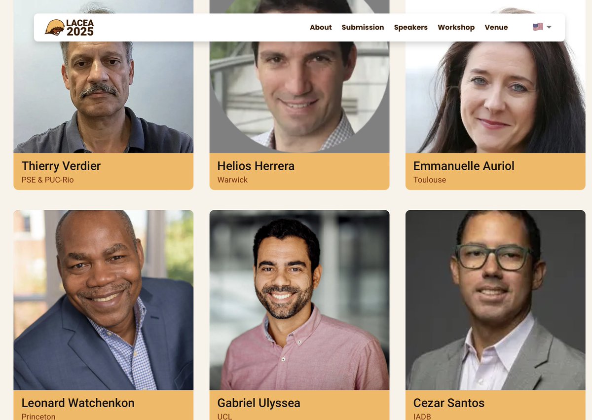 claudferraz's tweet photo. The webpage of @lacea2025 https://t.co/IToYPQ4mro has now been updated with the plenary and invited speakers. And we have more confirmations on the way @voxlacea https://t.co/rctdZ8S6UT