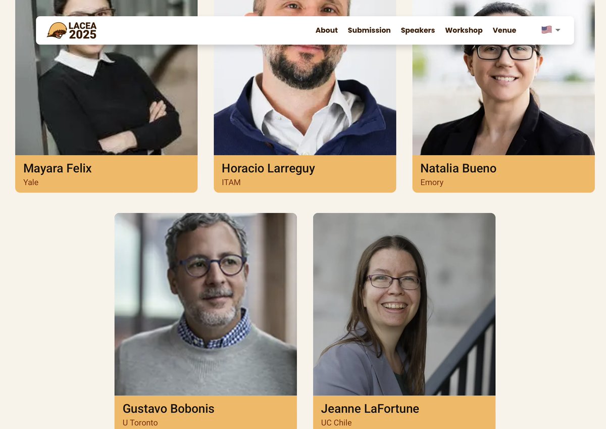 claudferraz's tweet photo. The webpage of @lacea2025 https://t.co/IToYPQ4mro has now been updated with the plenary and invited speakers. And we have more confirmations on the way @voxlacea https://t.co/rctdZ8S6UT