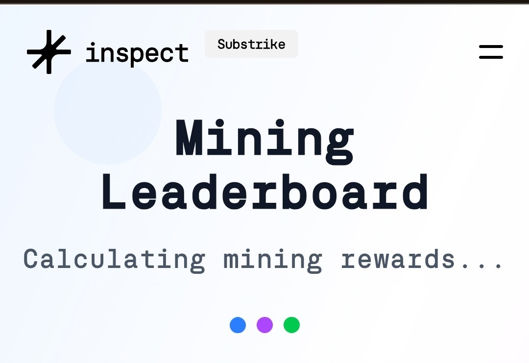 It's Over 75K as I write this ... The $TAO mining ⛏️ leaderboard is growing like Pandemic...
inspect.xyz/substrike/lead…
⛏️.  Use the link above 
⛏️. Link your X + ERC20 Addie..
⛏️.  Join the pool
⛏️.  Upload your recent screenshot under this post.