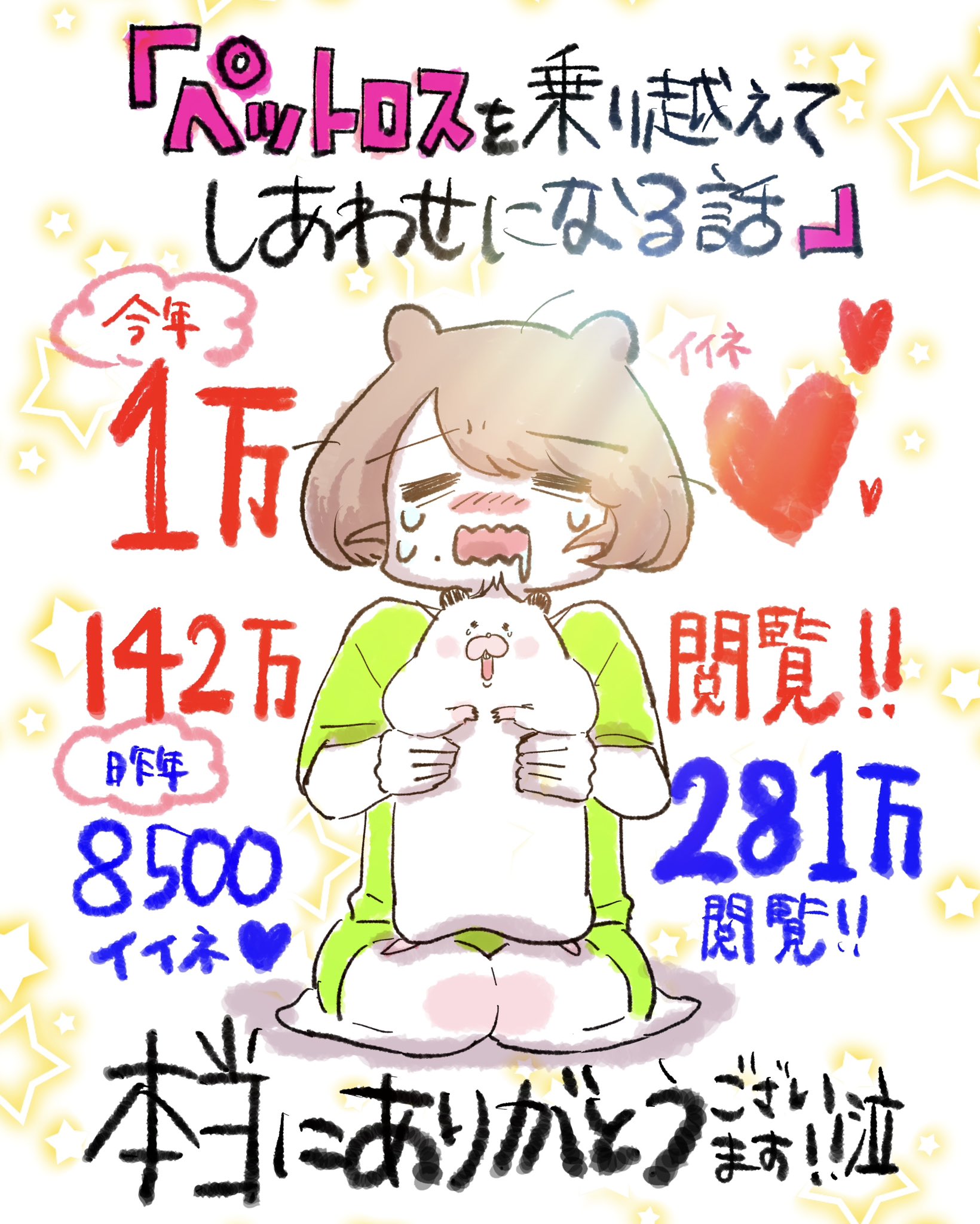 はむちゃん コウペンちゃん Tシャツ YAKISOBA ホワイト – コウペンちゃん