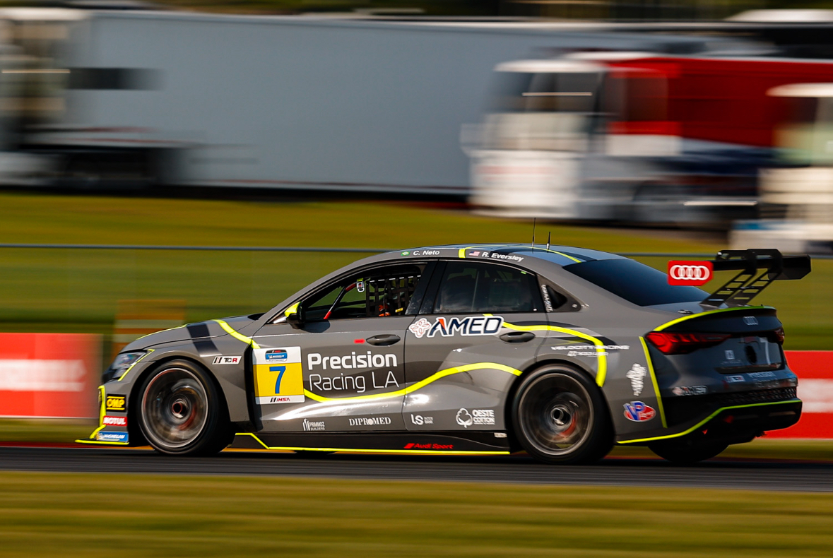 RyanEversley's tweet photo. RACE WEEK!!! Headed to my favorite track @VIRNow this weekend with the @PrecisionRacLA Audi and my PRLA teammates. We had a badass race car at Road America before some contact ruined the run so we're planning on unloading with another fast piece.. Hope to see you guys there.. https://t.co/1nD7mXx2xP