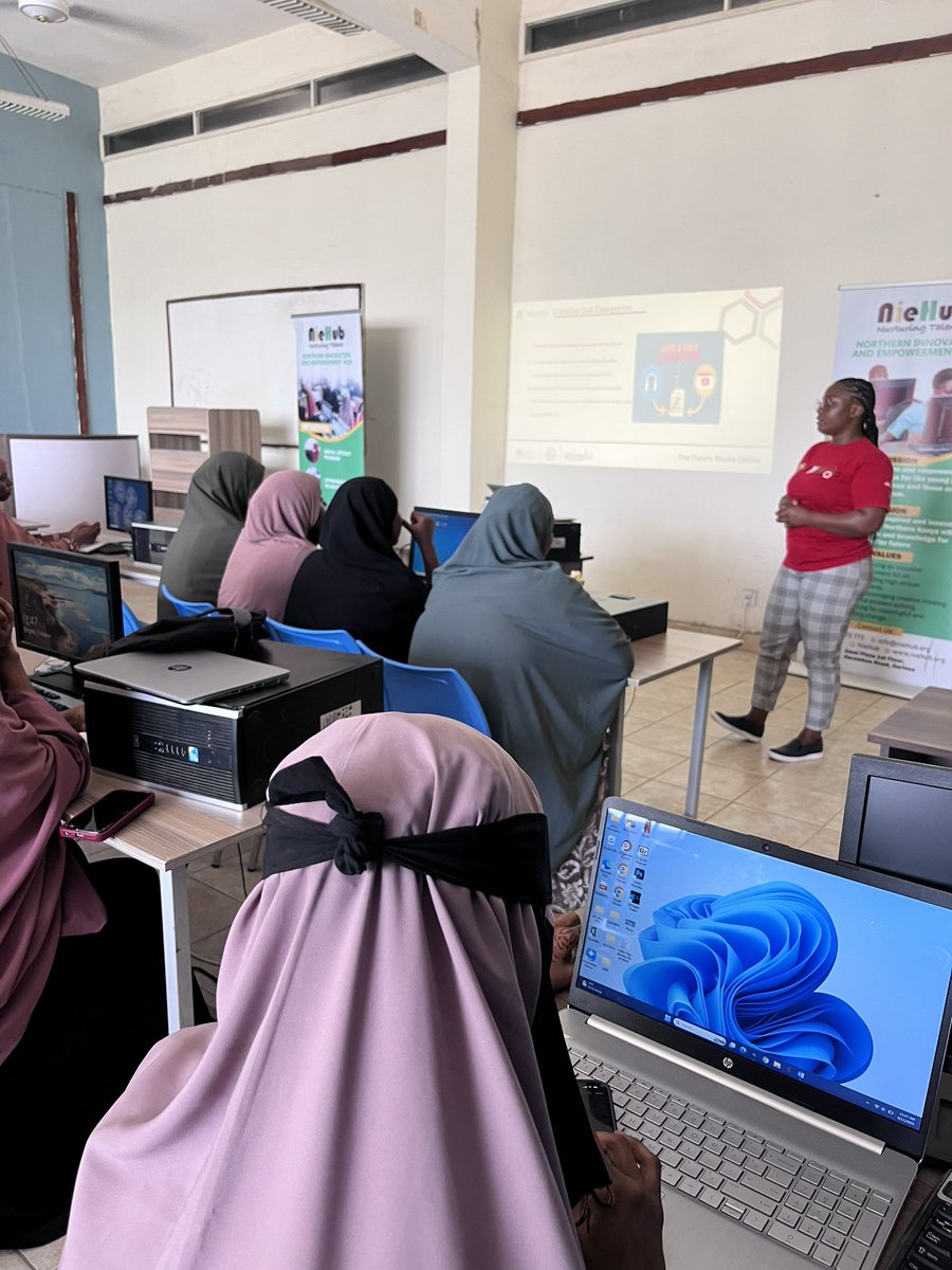 The future of work is digital, and young people in #Garissa are rising to the challenge!

Through programs like Ajira for She with <a href="/AjiraDigital/">Ajira Digital</a> we’re creating spaces where girls gain the skills, tools and confidence to succeed in the online world