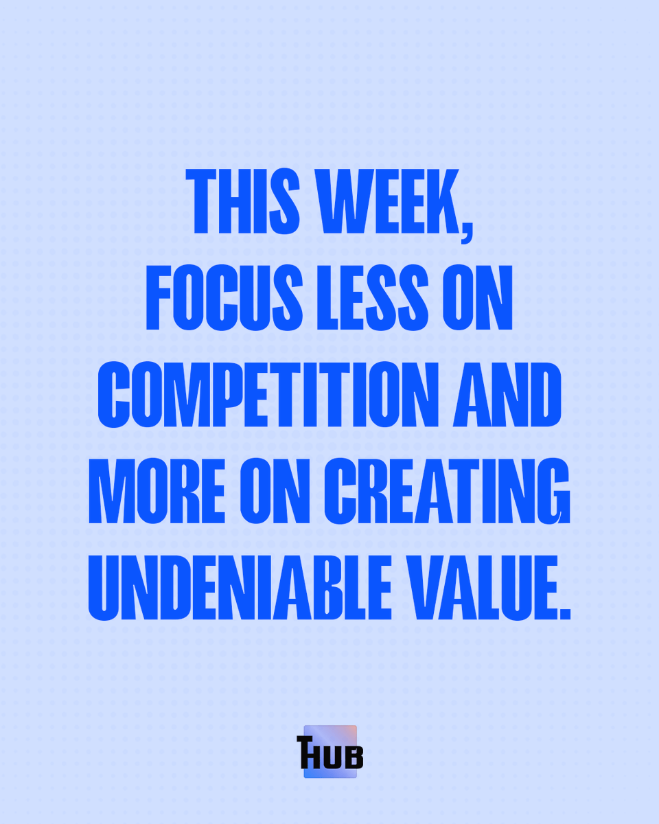 techhubsquare's tweet photo. This week, let’s shift the mindset: instead of chasing rivals, double down on solving problems so well that your product becomes the only obvious choice.
#MondayMotivation #MondayVibes #SaaS #Softwareasaservice https://t.co/iru4mgtAQY