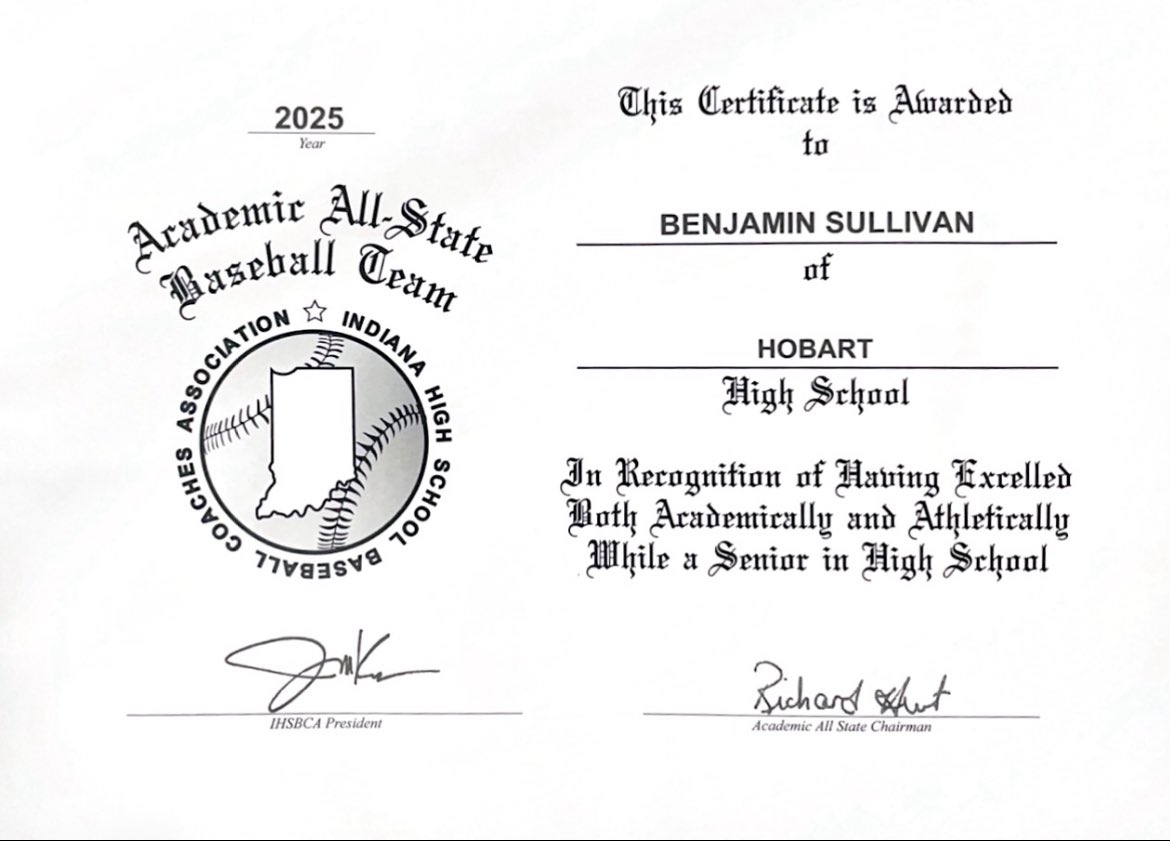 Hobart Baseball (@hobartbaseball) on Twitter photo The awards just keep coming in! Congratulations <a href="/BenSully22/">Ben Sullivan</a> . #makeitcount #brickbybrick The awards just keep coming in! Congratulations <a href="/BenSully22/">Ben Sullivan</a> . #makeitcount #brickbybrick