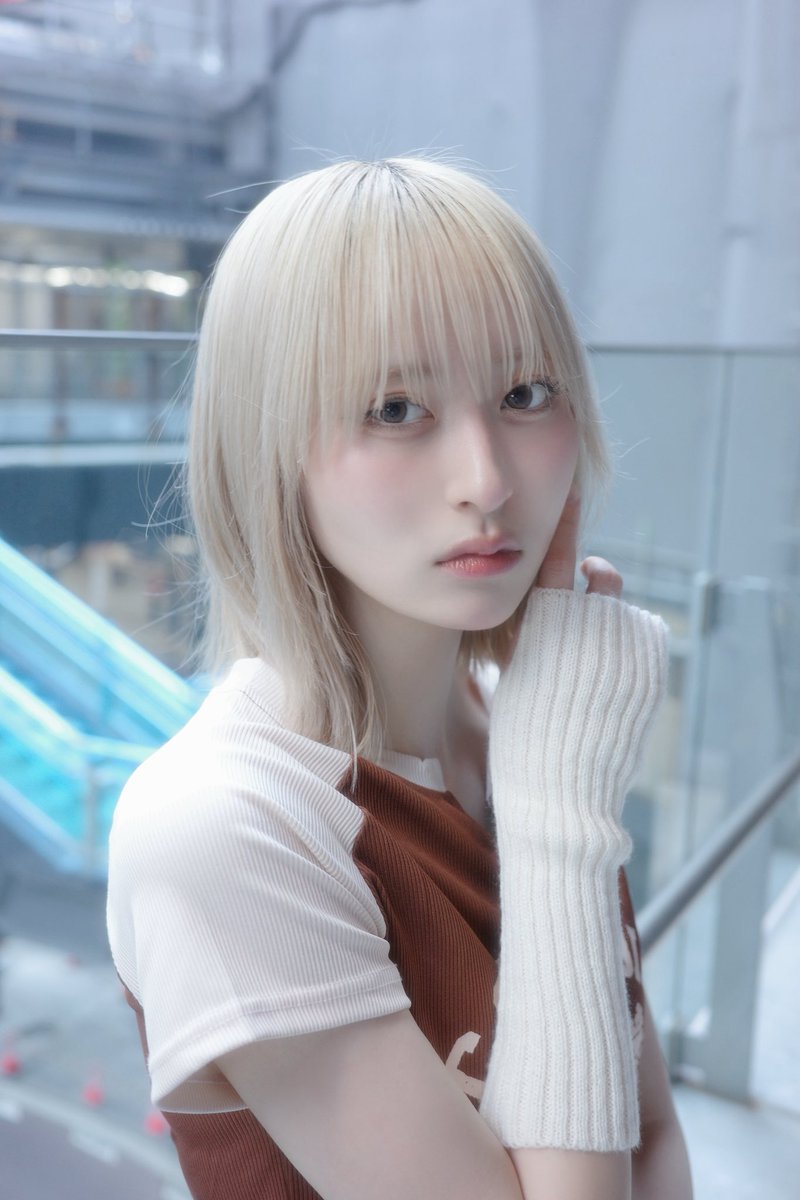 Soymeソンメさん専用 UNISEX》Oni-Waffle Chemical Over-Dye Prime-Over Crew Neck