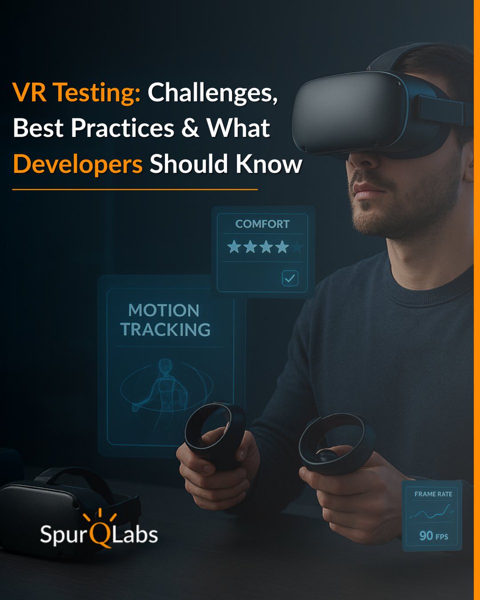 spurqlabs's tweet image. VR is redefining industries from gaming to healthcare—but testing it comes with unique challenges like motion sickness, device fragmentation, and 3D UI complexities.
spurqlabs.com/vr-testing-cha…
#vrtesting #softwaretesting #spurqlabs