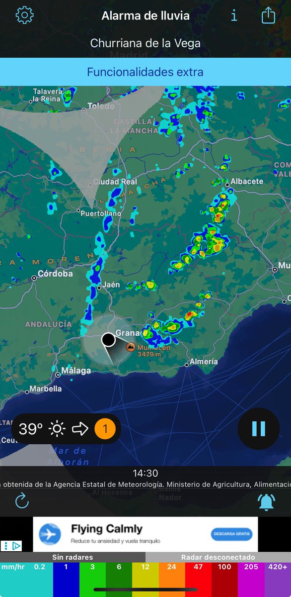 Aparecen los chubascos!