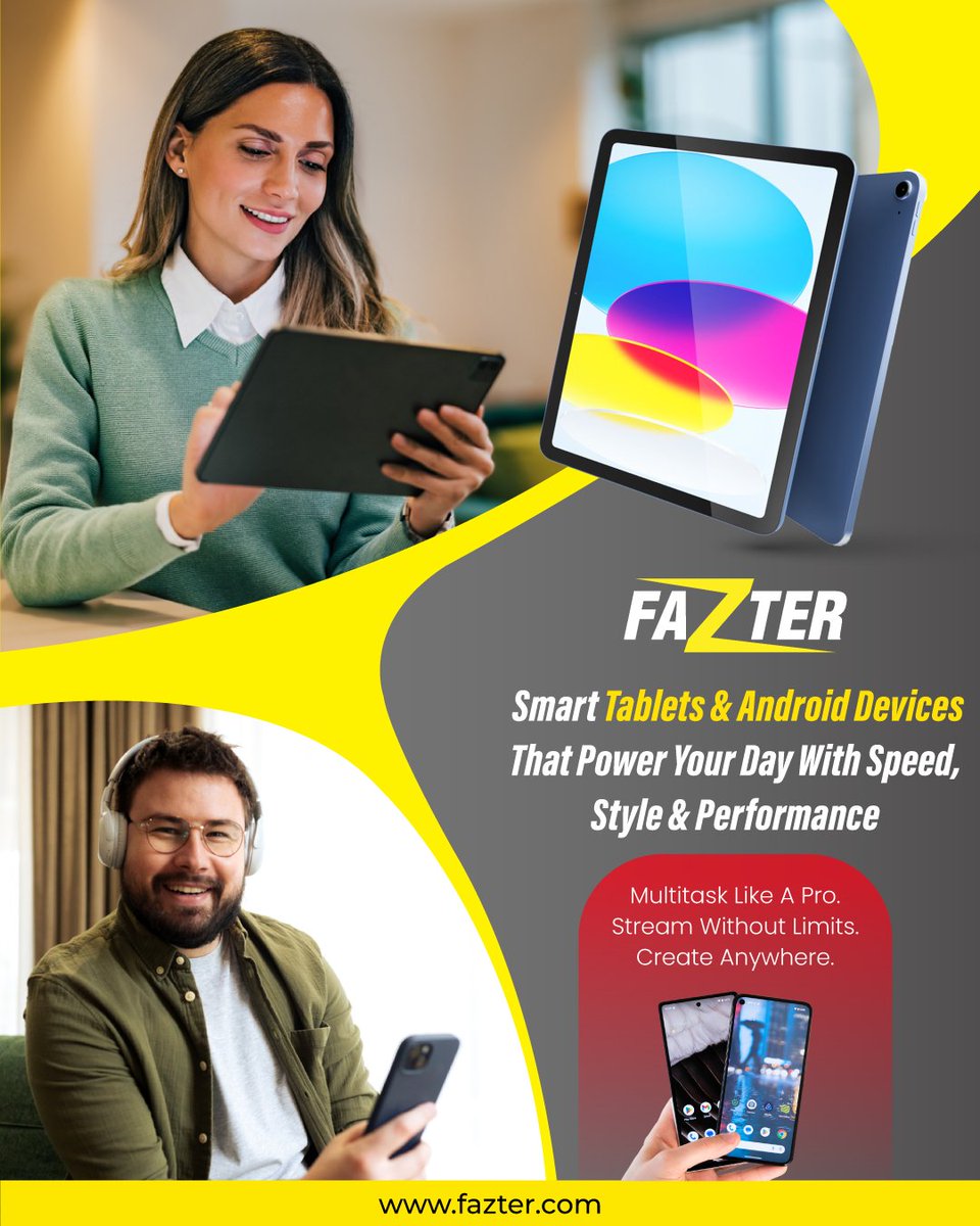fazterusa's tweet photo. Smart tablets &amp; Android devices built for your lifestyle. Work, stream, or create, all with speed, style, and power in your hands. 
.
.
#TechLife #SmartDevices #GadgetGoals #TrendingTech #EverydayUpgrade https://t.co/wHT9Za2FeV