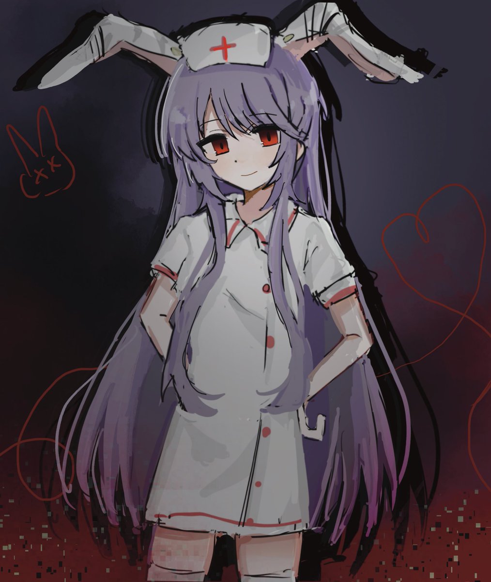 ナースうどんげ

#鈴仙・優曇華院・イナバ 
#東方Project