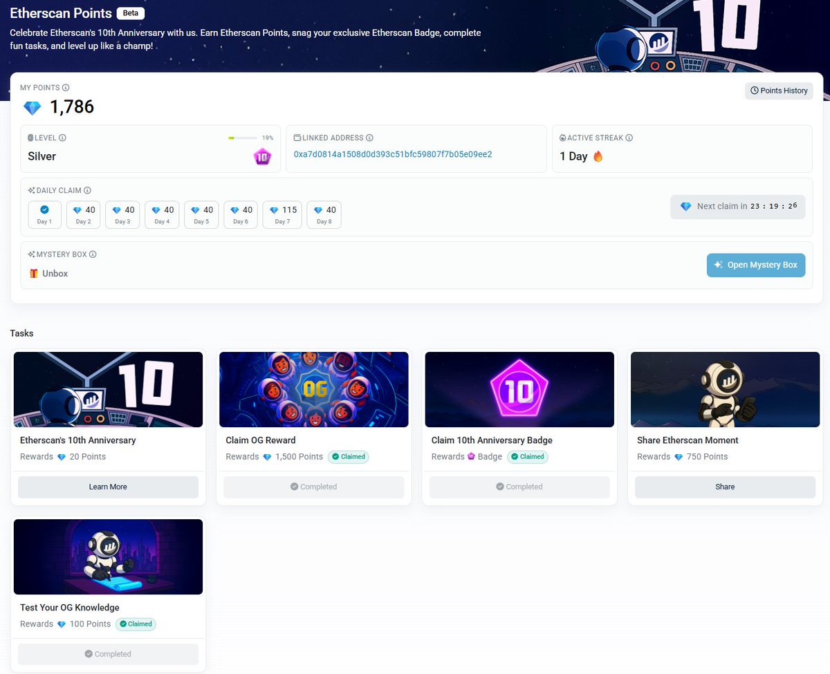 KamiX_oo_'s tweet photo. Easy few tasks to do. Ethereum 10th Anniversary.
https://t.co/cYi6wkG6T1
#10YearsofEtherscan @etherscan https://t.co/pZormfS799