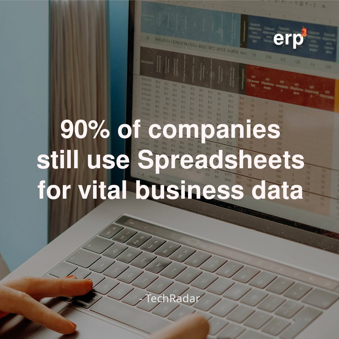 erp2uk's tweet photo. 90% of organisations still rely on spreadsheets for managing critical business data and functions. Let us help from £35 /hr.
#SmallBusiness #AI #Automation #ERP #AutomatingSuccess https://t.co/D1wtx9kkyP