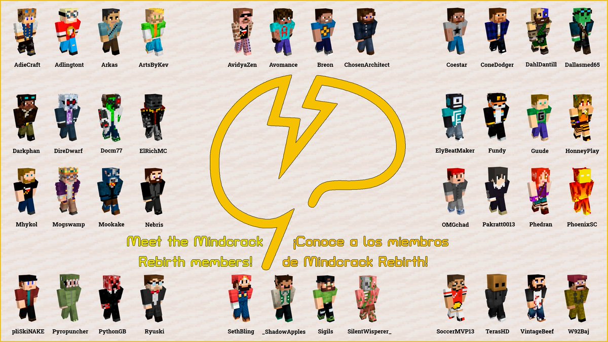 🧠 Meet the Mindcrack members! ⚡️

👥 mindcracksmp.com/creators