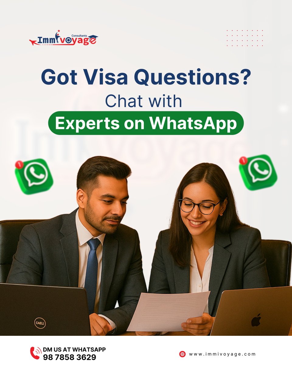 immivoyage's tweet image. Need quick help with a visa or travel plans?
✅ Talk directly to our experts
✅ Fast replies
✅ Free support
💬 Tap the WhatsApp link in our bio

#VisaHelp #livesupport #immivoyage #australiavisa #StudyAbroad