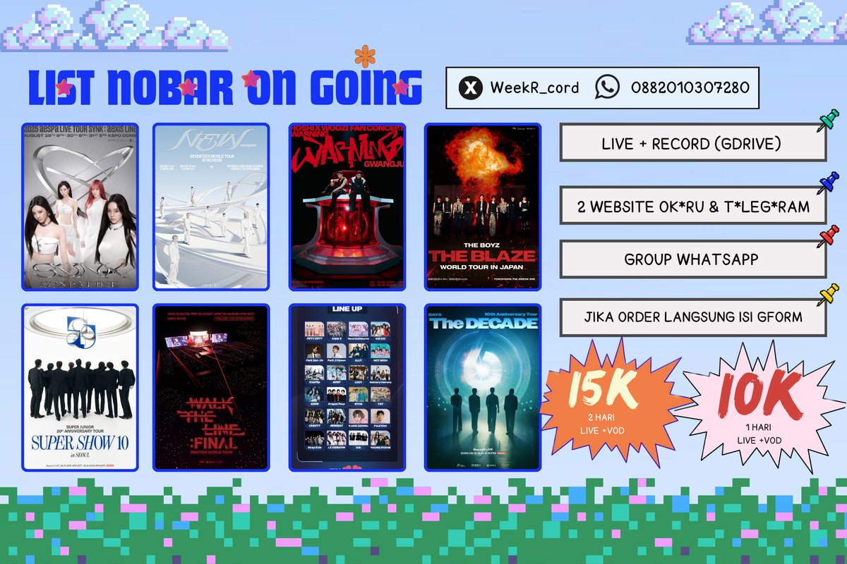 week | nobar open ✨️ tweet media