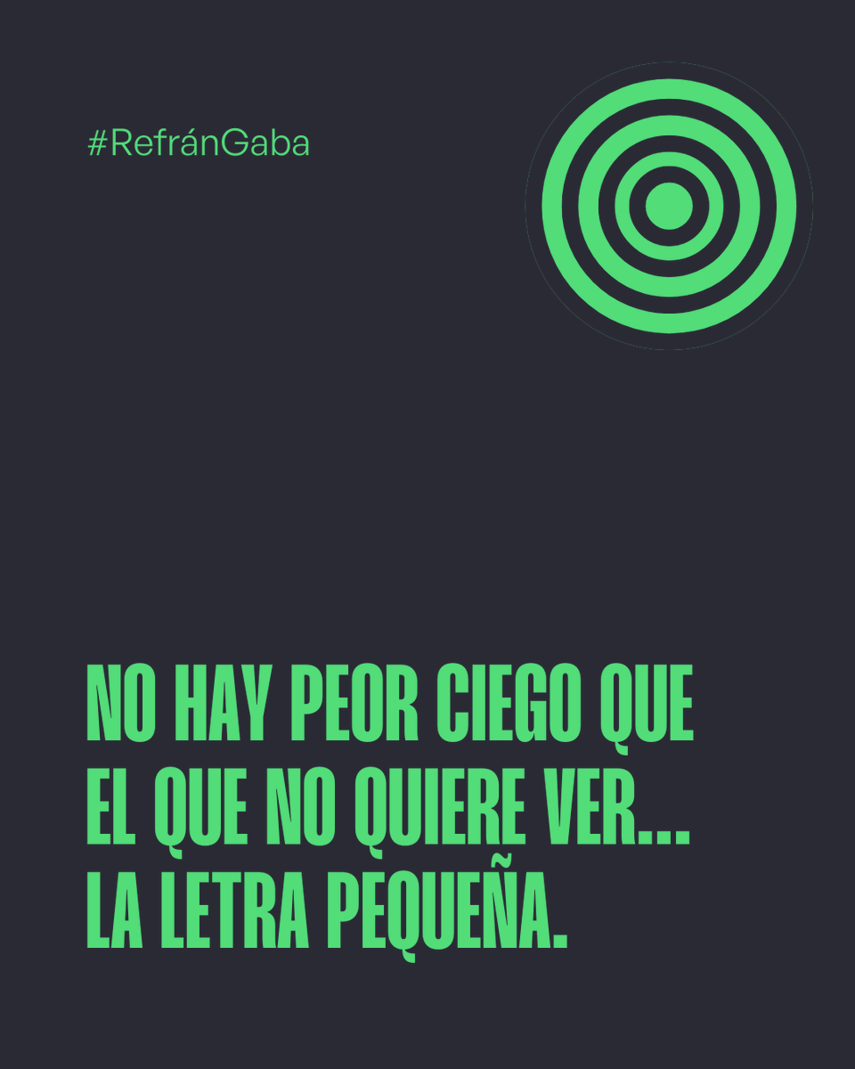 gabaenergia's tweet photo. Algunas compañías ponen la letra tan pequeña que parece que no quieren que la leas.🙈

🔍 En Gaba no hay lupa ni sorpresas: lo que ves es lo que hay.
Tarifas y condiciones claras, y facturas que se entienden.💡✅

Porque si hay algo que no debería ocultarse es lo que vas a pagar. https://t.co/LijdJ2gAuY