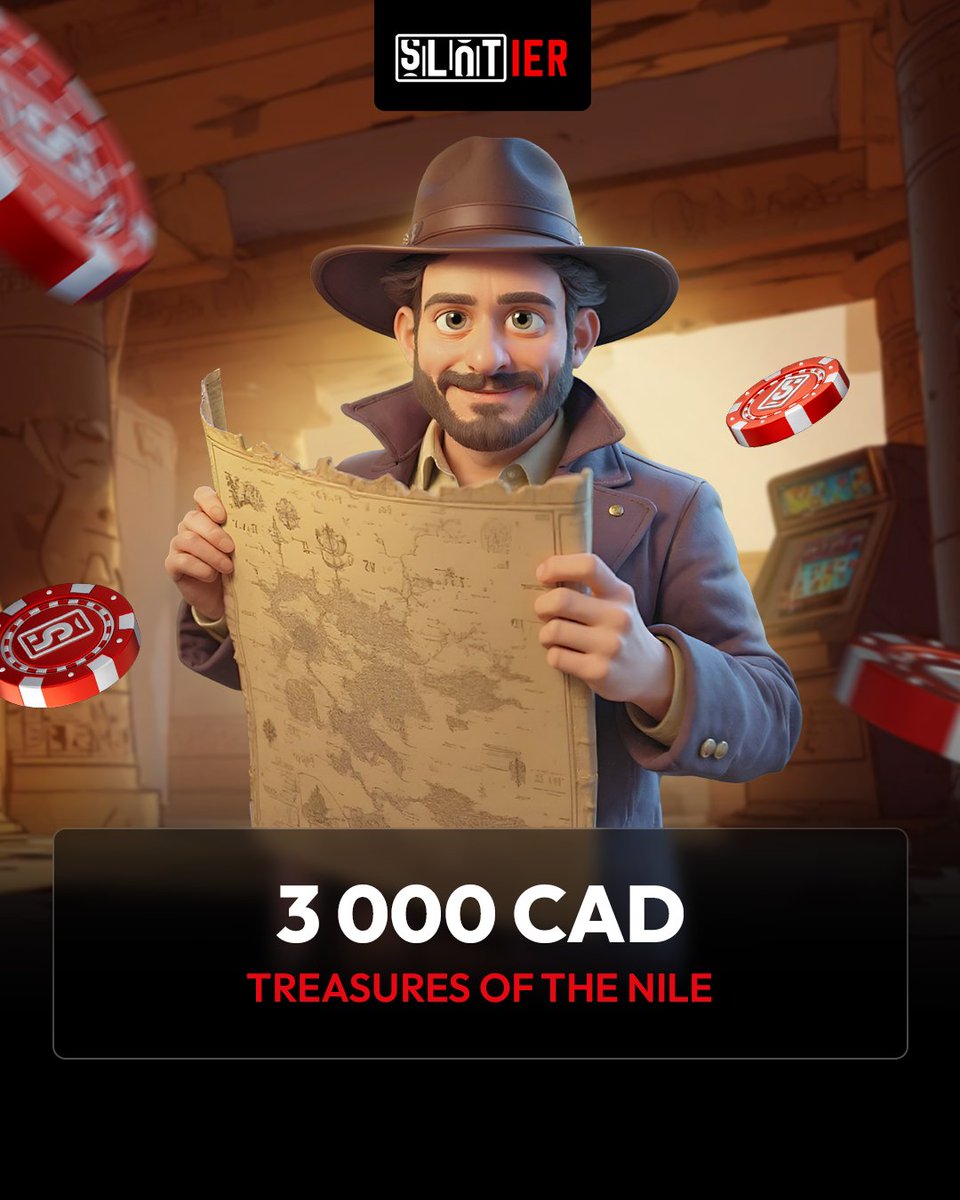 Slotier_Mag's tweet photo. 🌟 Treasures of the Nile Tournament 🌟

For one week, 20 Egyptian-themed slots hold the keys to a 💰 3,000 CAD reward pool!

🏆 Climb the leaderboard, claim your share of rewards from 50 CAD to 500 CAD, and secure your spot among the top 15 players! ✨ https://t.co/3QR0yOktpk