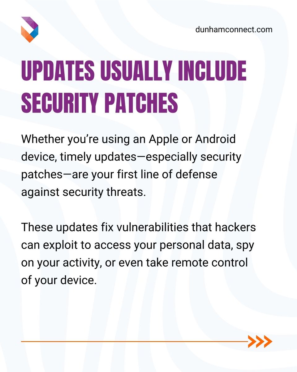 TheDunhamGroup's tweet image. You are putting your devices and data at risk by ignoring software updates.

Contact us for all your Web and IT needs. Visit our website: dunhamconnect.com
.
.
.
#Hamiltontechsupport #techsupporthamilton #hamiltonitservices #ITserviceshamilton #Cybersecurity #cybersecurity