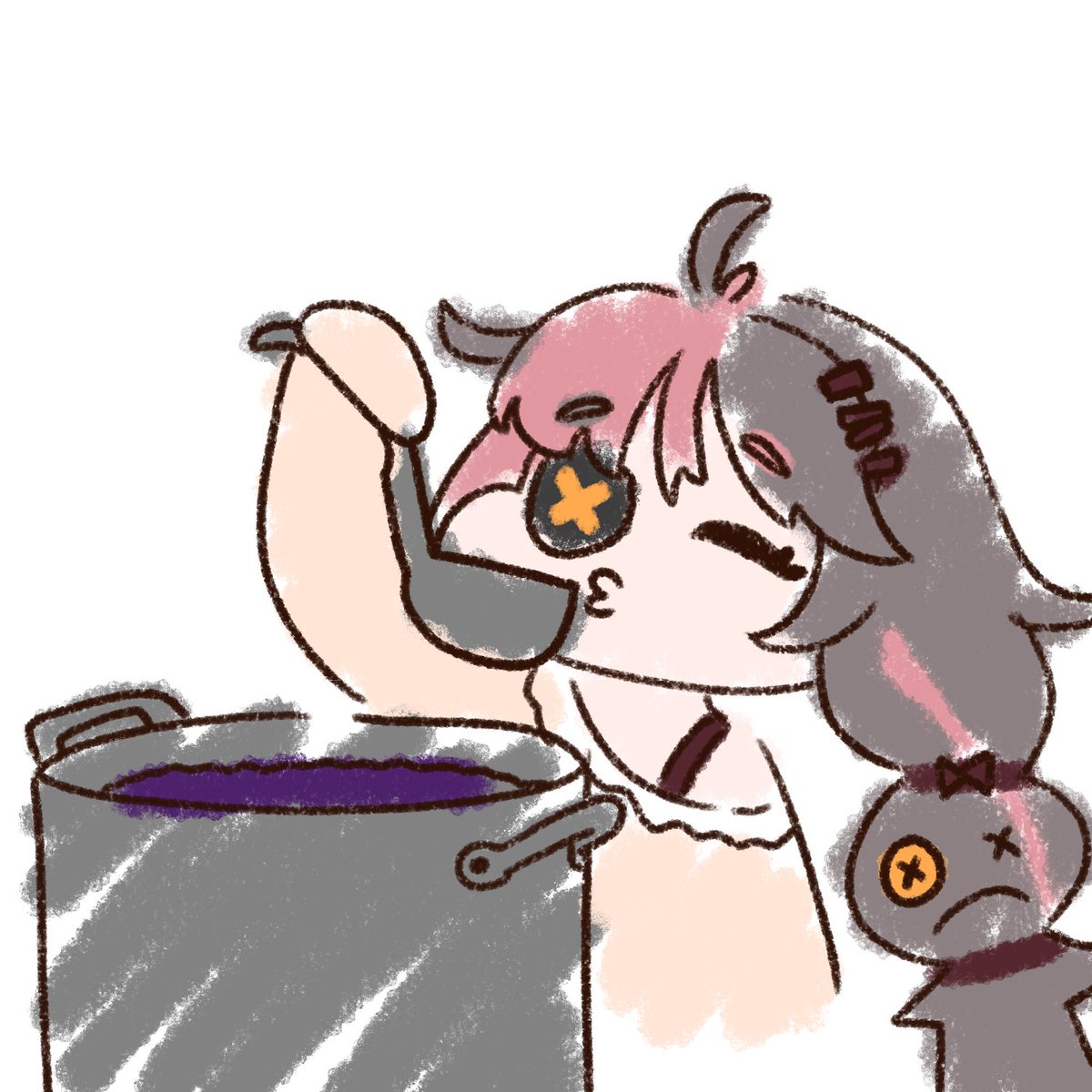 포도찌개 먹는 바로롱