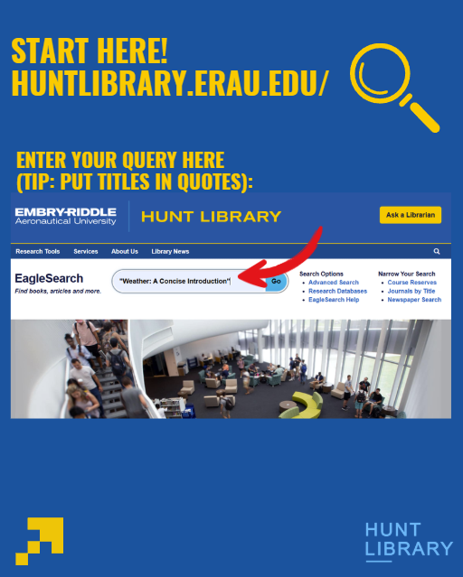 ERAU Hunt Library tweet media