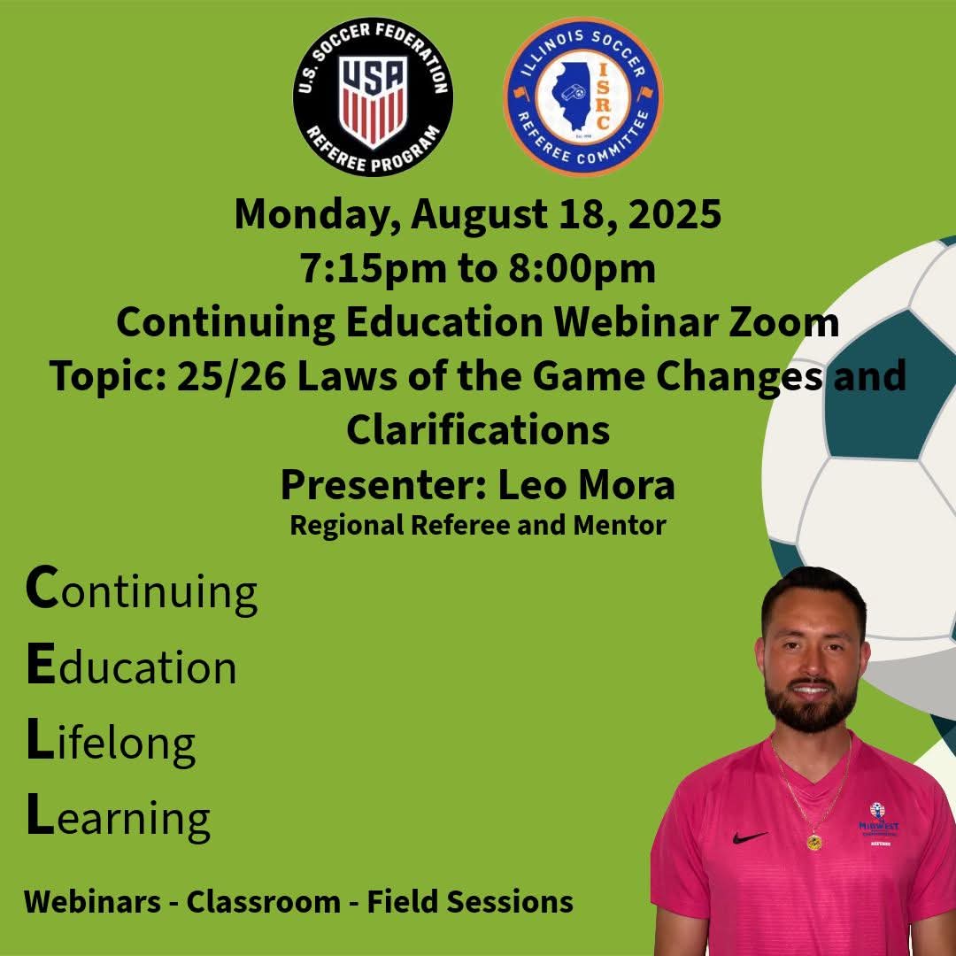 ISRC- Illinois Soccer Referee Committee tweet media