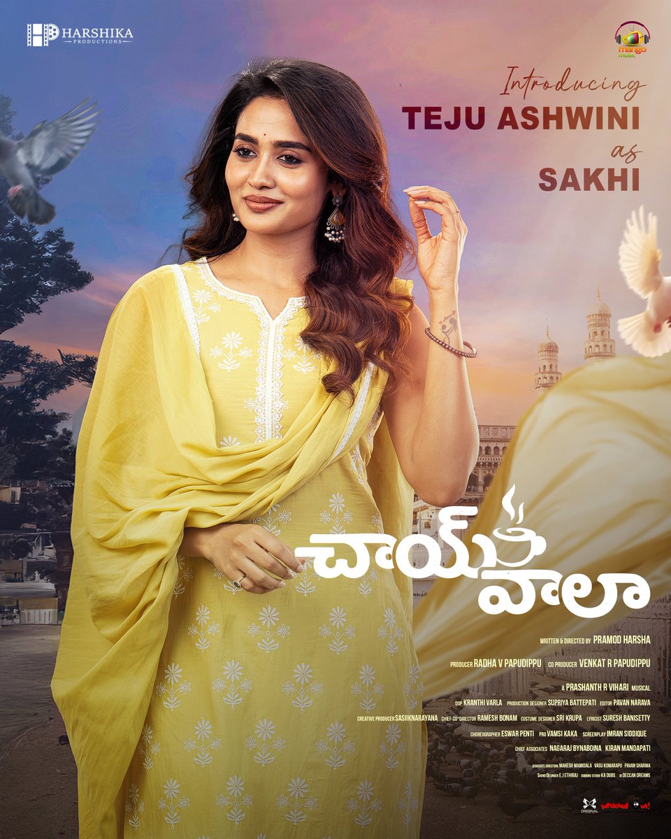 Team #ChaiWala presenting the beautiful <a href="/teju_ashwini_/">Teju Ashwini</a> as #Sakhi ❤️

🎬 Teaser announcement soon!

<a href="/iam_shiva9696/">Shiva Kandukuri</a> <a href="/RajeevCo/">Raajeev kanakala</a> <a href="/99_chaitu/">Chaitanya Krishna</a> <a href="/PramodHarsha9/">Pramod Harsha</a> <a href="/prashanthvihari/">Prashanth R Vihari</a> #VenkatRPapudippu #RadhaVPapudippu <a href="/HarshikaOffl/">Harshika Productions</a> <a href="/MangoMusicLabel/">Mango Music</a> <a href="/WhackedOutMedia/">Whacked Out Media</a> #TeluguFilmNagar