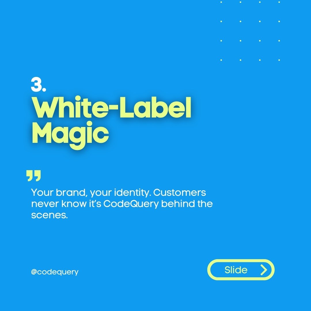 Codequery_'s tweet image. Did you know? Businesses across India trust CodeQuery because we deliver speed, scalability, and support like no other.

Stay tuned for further details! 
Email: Contact@codequery.in
☎️Contact: +91- 9771790558
🌐website: codequery.in

#CodeQuery #BusinessGrowth #SaaS