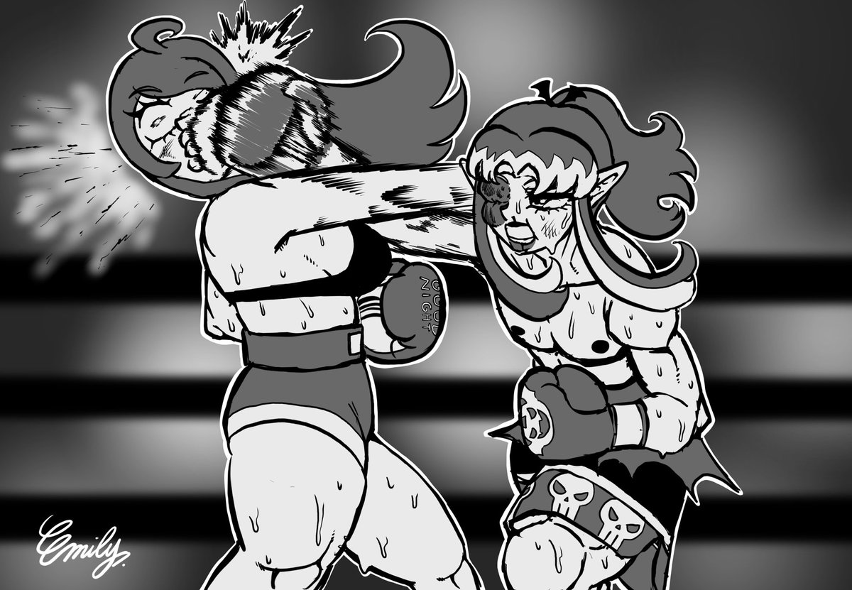 A little match between my OC Vampy and <a href="/Syn2nite/">Syndication</a> 🥊