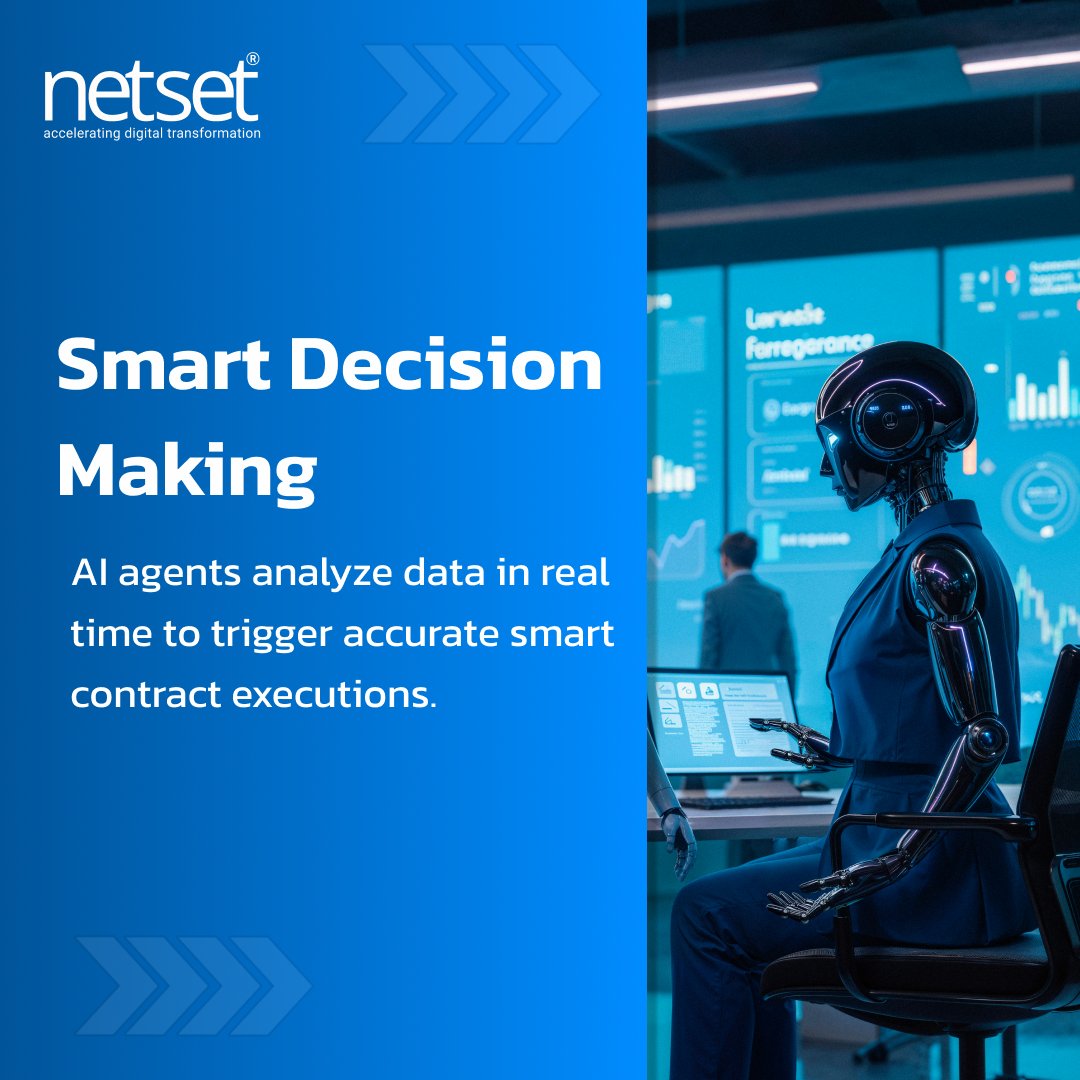 NetSet_Software's tweet image. AI is powering the next era of autonomous smart contracts. With AI agents, real-time decision-making and optimized performance are now a reality.
The future of #blockchain is intelligent. Are you ready to explore it?
#artificialintelligence #smartcontracts #AIAgents