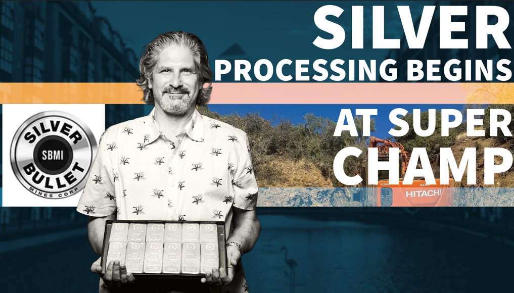 StockBox🎙️📈📽️ (@stockboxmedia) on Twitter photo Silver Bullet Mines Kicks Off High-Grade Silver Processing at Super Champ Mine
<a href="/StockBoxMedia/">StockBox🎙️📈📽️</a> spoke to <a href="/ClausiPeter/">Peter Clausi</a> VP Capital Markets <a href="/BulletMines/">Silver Bullet Mines Corp.</a>, about the company’s milestone moment as they begin processing high-grade material from their Super Champ mine in Arizona.
Watch Silver Bullet Mines Kicks Off High-Grade Silver Processing at Super Champ Mine
<a href="/StockBoxMedia/">StockBox🎙️📈📽️</a> spoke to <a href="/ClausiPeter/">Peter Clausi</a> VP Capital Markets <a href="/BulletMines/">Silver Bullet Mines Corp.</a>, about the company’s milestone moment as they begin processing high-grade material from their Super Champ mine in Arizona.
Watch