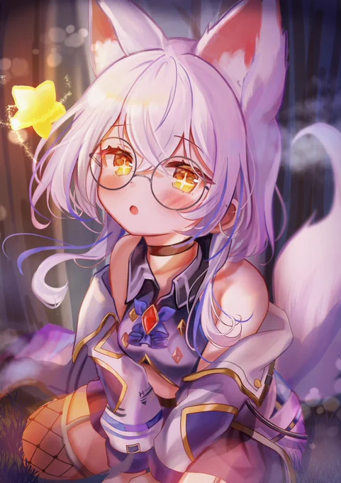 #星白ウル #星白星図 夜に集まった光°・*:.。.☆