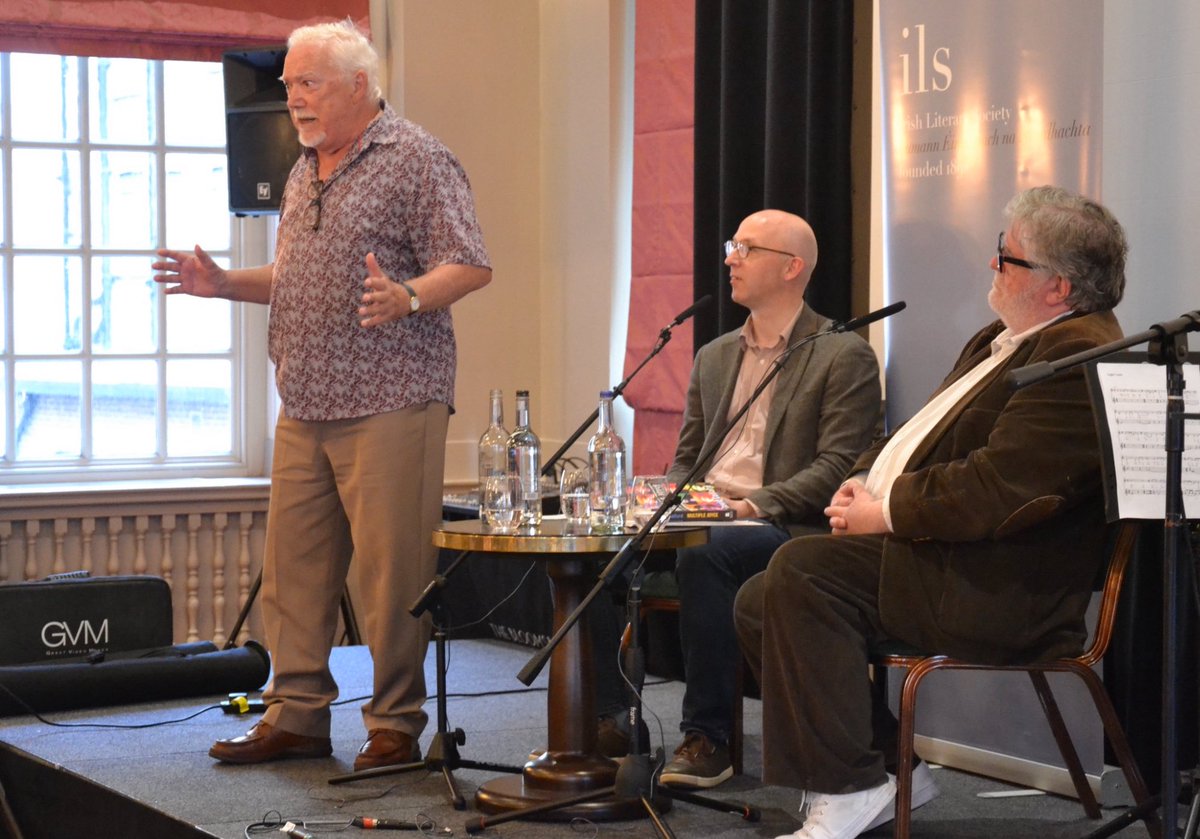 PeterChrisp's tweet photo. RIP the great Dublin actor Frank Grimes. He did a wonderful one man James Joyce show, The He and She of It, which we saw him do part of at David Collard’s London book launch for Multiple Joyce. We had a drink in the French House after and who should come in but Frank. https://t.co/Uqih6mha3j