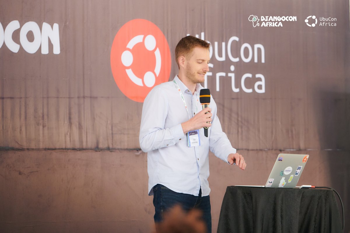 Tim Schilling ( <a href="/CodenameTim/">Tim Schilling</a> ) 's Keynote at #DjangoConAfrica2025 +  #UbuConAfrica on: "Contributing to the Django Community".

#djcafrica #djcafrica25  #UbuConAfrica #DjangoConAfrica #UbuCon #DjangoCon