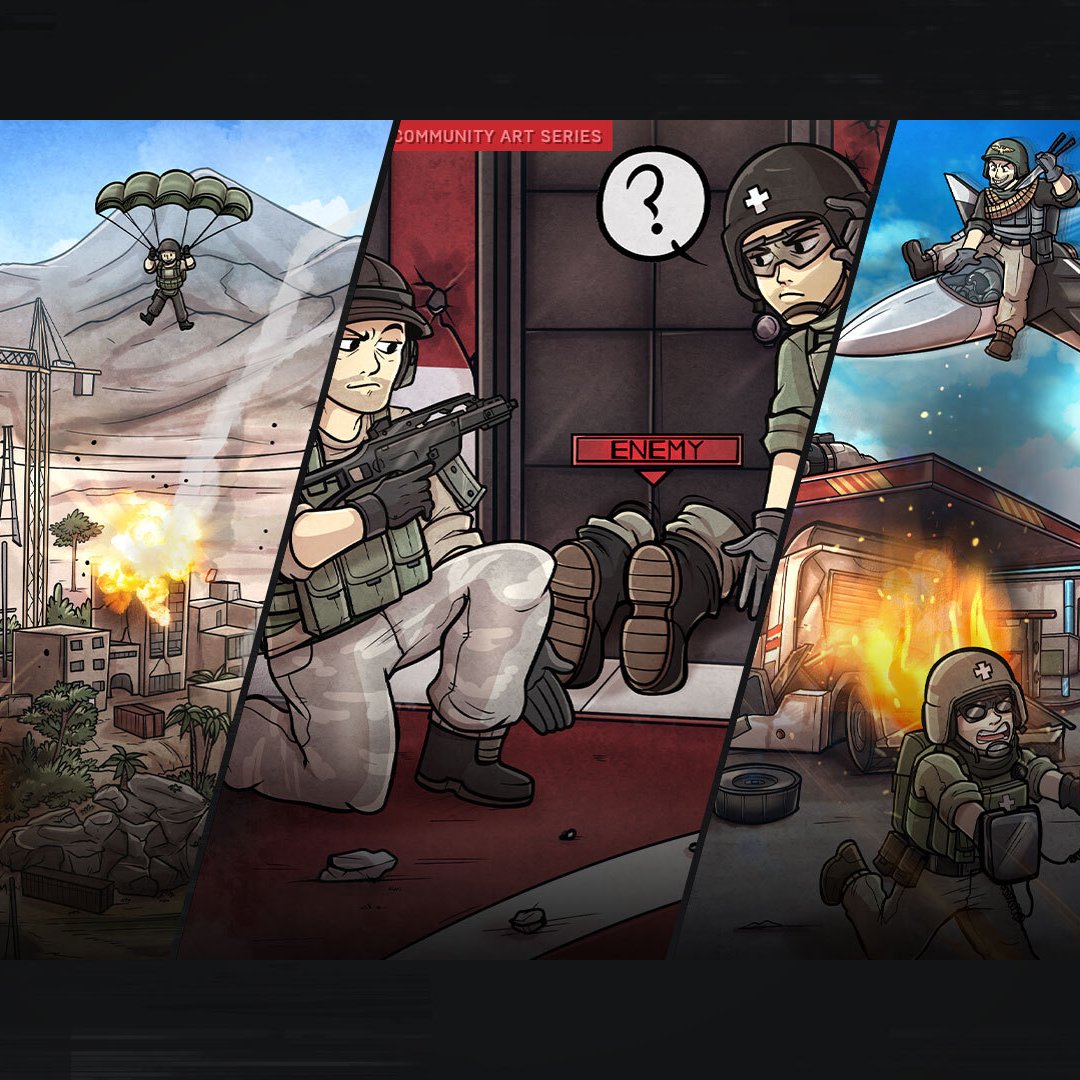 Quite proud of this one, as covered in our Update Notes - the team has been working behind the scenes to establish a "Community Art Series" project.

We've started this off with a collaboration with Battlefield Friends and our wonderful community artist <a href="/Pericote9/">Pericote</a>.

The project