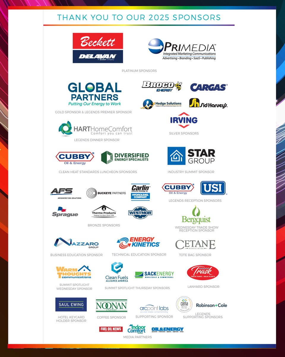 A Sincere Thank You to All Our Sponsors!

This event's success is a testament to the power of collaboration and the impact our industry can achieve together.

HEATSHOW.COM

Jessica Levaggi at 617-804-2222 or jessica@nefi.co
