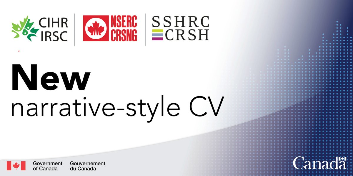 Learn more about the new narrative-style tri-agency CV format, including tips and tricks to help you navigate the CV.

Watch the YouTube webinar:  youtu.be/xeAk9Co8D2M?hs…