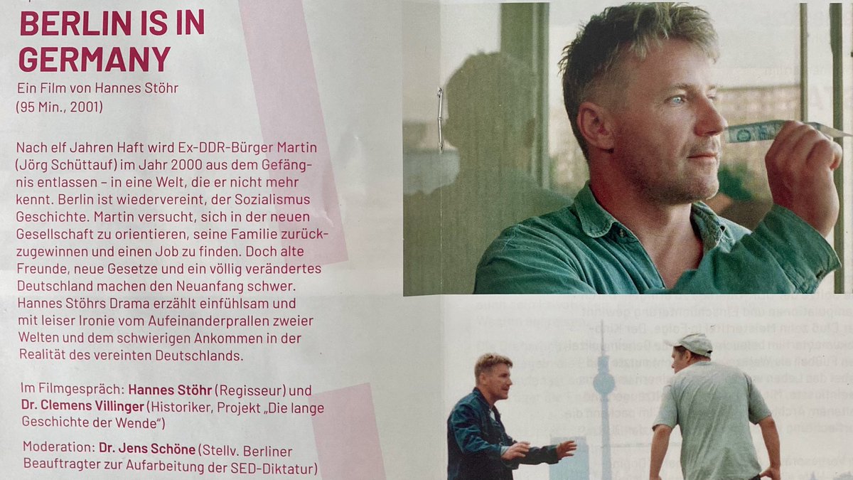 Jens Schöne (@schoene_jens) on Twitter photo Heute Abend im #CampusKino: Berlin is in Germany. Transformationsgeschichte auf sehr persönliche Weise. Umsonst & draußen, in #Berlin Lichtenberg, 19:30 Uhr. Spannende Gäste! Ich darf im Namen von <a href="/BAB_Berlin/">Aufarbeitung der SED-Diktatur in Berlin</a>, <a href="/RHG_eV/">Robert-Havemann-Gesellschaft e.V.</a> & <a href="/StasiArchiv/">StasiUnterlagenArchiv</a> durch den Abend führen, kommt vorbei. Heute Abend im #CampusKino: Berlin is in Germany. Transformationsgeschichte auf sehr persönliche Weise. Umsonst & draußen, in #Berlin Lichtenberg, 19:30 Uhr. Spannende Gäste! Ich darf im Namen von <a href="/BAB_Berlin/">Aufarbeitung der SED-Diktatur in Berlin</a>, <a href="/RHG_eV/">Robert-Havemann-Gesellschaft e.V.</a> & <a href="/StasiArchiv/">StasiUnterlagenArchiv</a> durch den Abend führen, kommt vorbei.