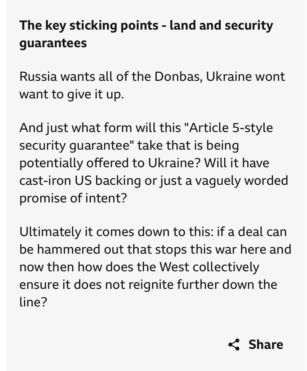 What do the US and Europe want over these talks to end the #UkraineWar ?