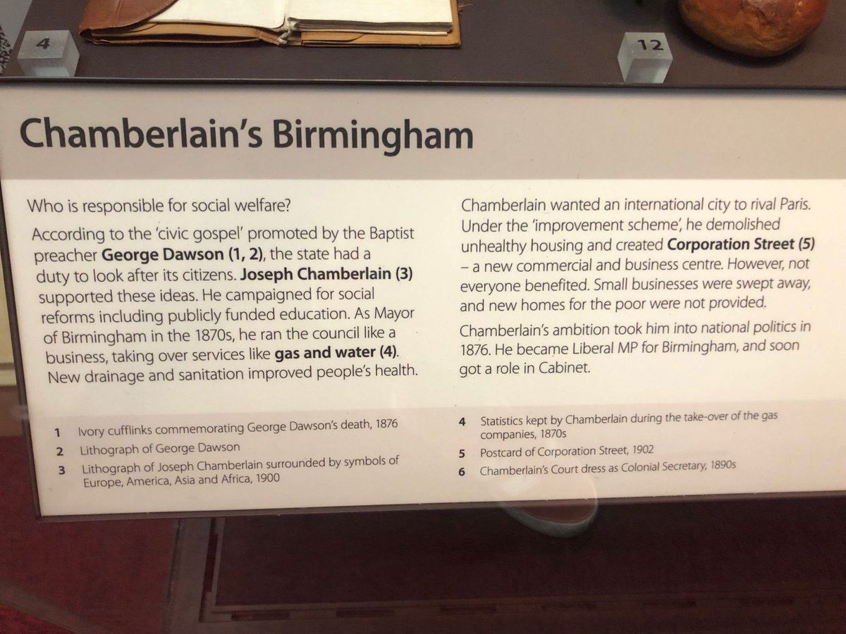 Birmingham’s Joseph Chamberlain. Social reformer as well as imperialist. Responsible for ‘Joe’s War’