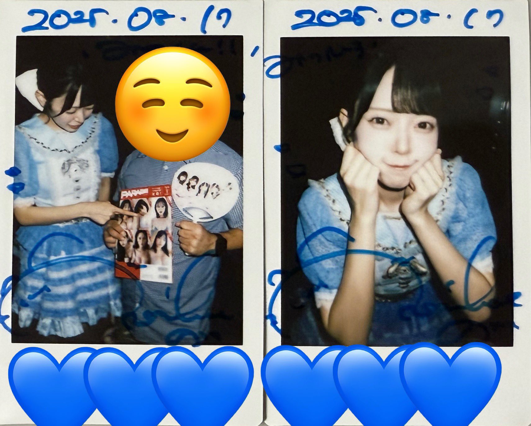 大塚のりか(メイビーME) 直筆サイン入りチェキ MELROSE（MITSU） on X: 