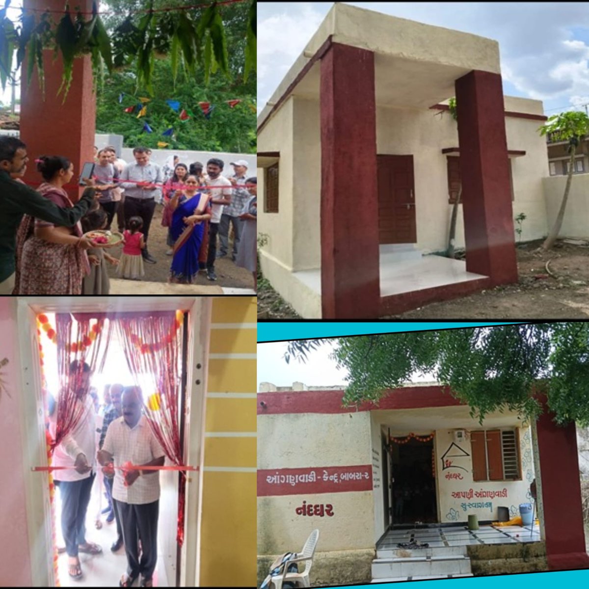 જૂનાગઢ જિલ્લાના અમરાપુર – 3, શોભાવડલા, જુઠાલ 
 – ૫ , બાબરા – ૨ આંગણવાડી કેન્દ્રના નવનિર્મિત મકાનનું લોકાર્પણ જૂન 2025 મહિનામાં કરવામાં આવ્યુ.
<a href="/CMOGuj/">CMO Gujarat</a> 
<a href="/BhanubenMLA/">Bhanuben Babariya</a> 
<a href="/PIBWCD/">PIB WCD</a>