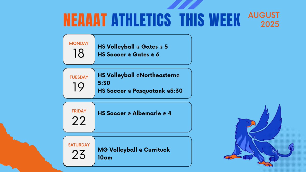 Support NEAAAT Athletics!