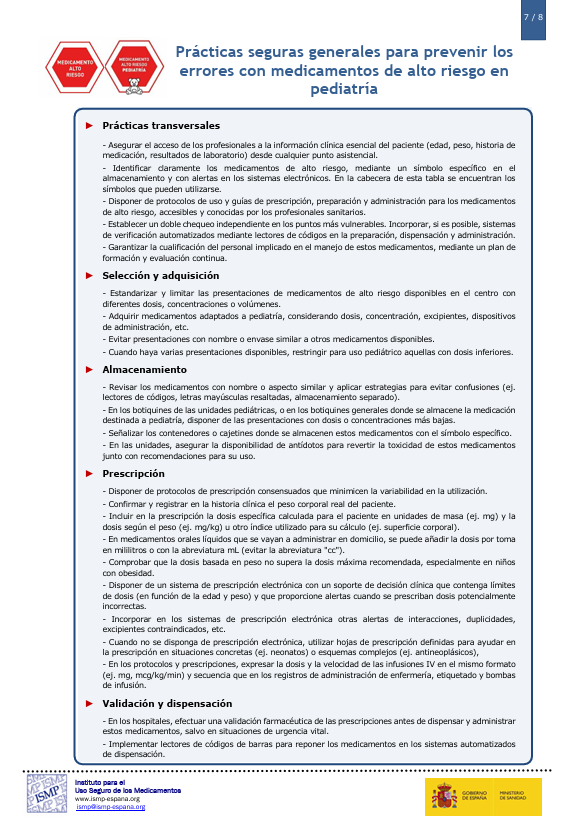 ⚠️👶💊En los pacientes pediátricos los errores de medicación son + frecuentes y tienen + probabilidad de causar daños que en adultos

📔Boletín <a href="/ISMP_Espana/">ISMP-España</a> Prevención de errores con medicamentos de alto riesgo en pediatría: un paso clave hacia la meta de Medicación sin Daño